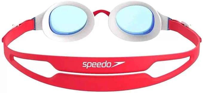 Okularki pływackie Speedo Hydropure dla dzieci Junior Niebieski/Czerwony. Sprzedaje oficjalny sklep Speedo. W tej samej cenie na Amazonie.