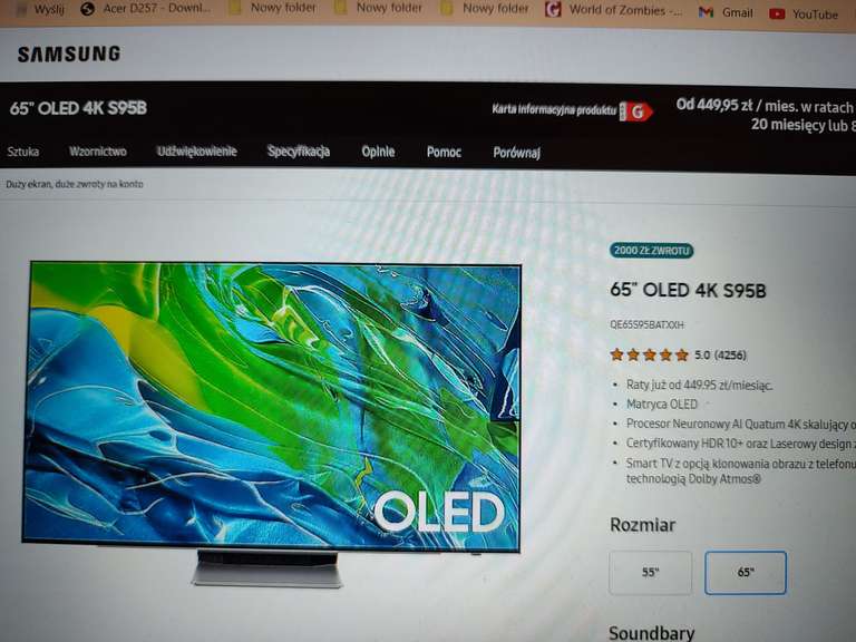 Samsung OLED QE65S95B w Samsung Brand Store