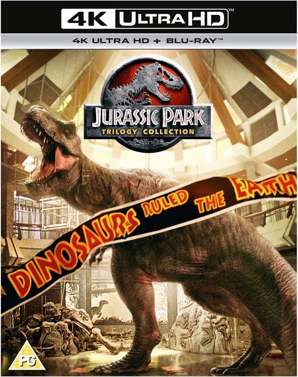 Jurassic Park Trylogia (4K Ultra-HD + BD) [Blu-ray] [2018] [Region Free]
