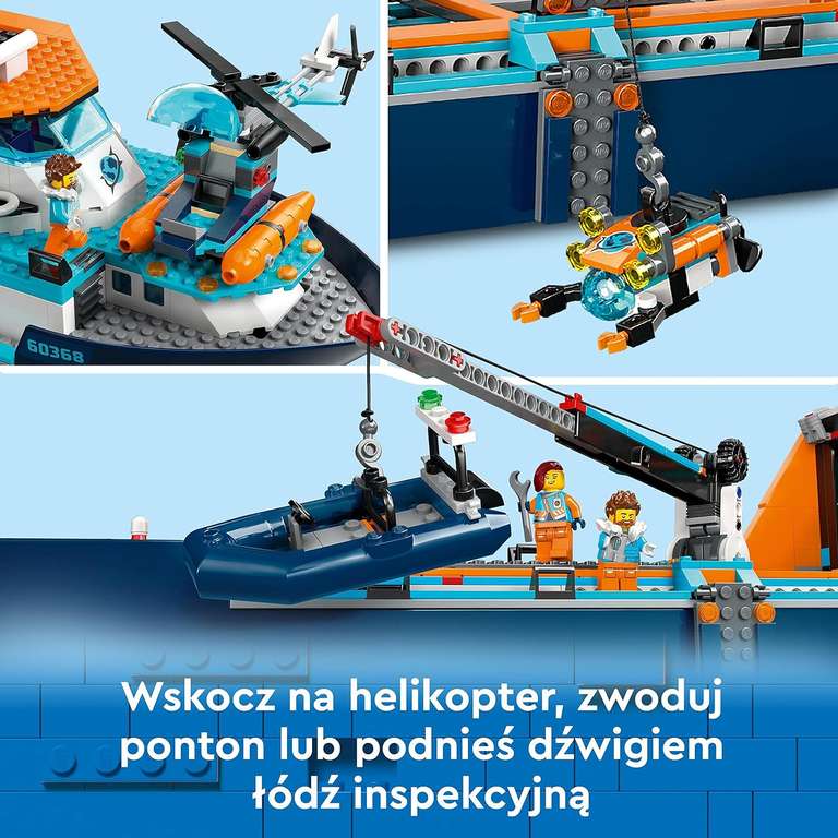 Lego 60368 city łodz badacza arktyki amazon.pl