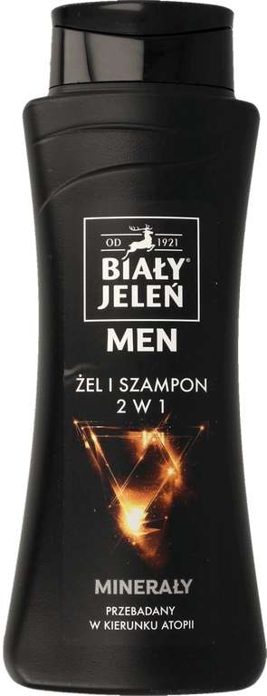Żel i szampon 2w1 BIAŁY JELEŃ For Men z łopianem i minerałami