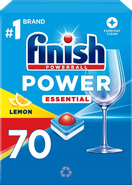 Tabletki do zmywarki Finish Power Essential Lemon - 70 sztuk