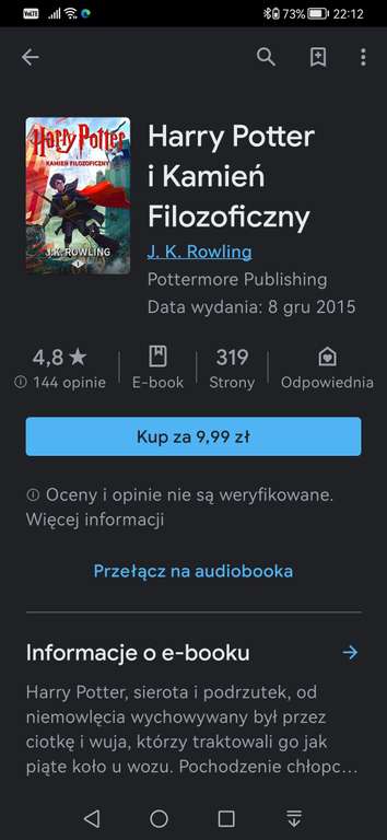 Ebook Harry Potter 1,2 w apce Ksiażki play