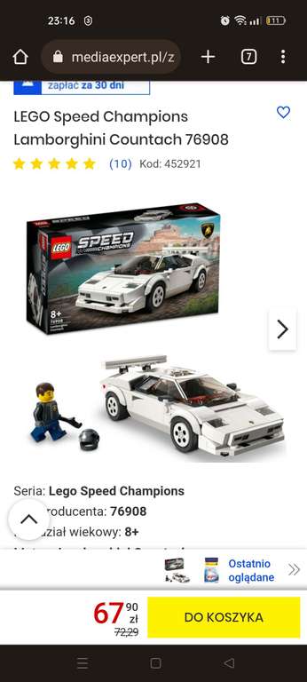 LEGO speed champions 76908