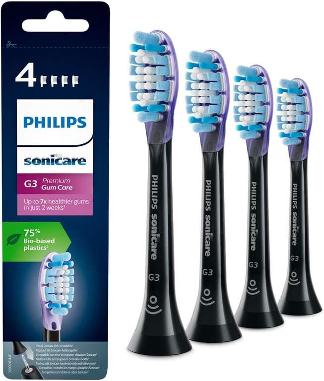 Główki szczoteczki Philips Sonicare G3 Premium Gum Care – 4 x HX9054/33