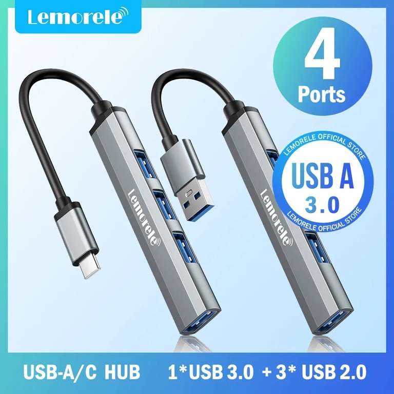 Lemorele Hub USB typu A
