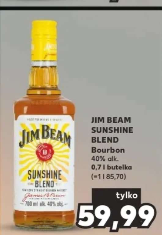 Jim Beam sunshine blend 0,7 Kaufland