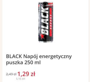 BLACK Napój energetyczny puszka 250 ml, MWZ 100zł