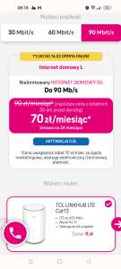 T mobile nielimitowany internet do 90 mb