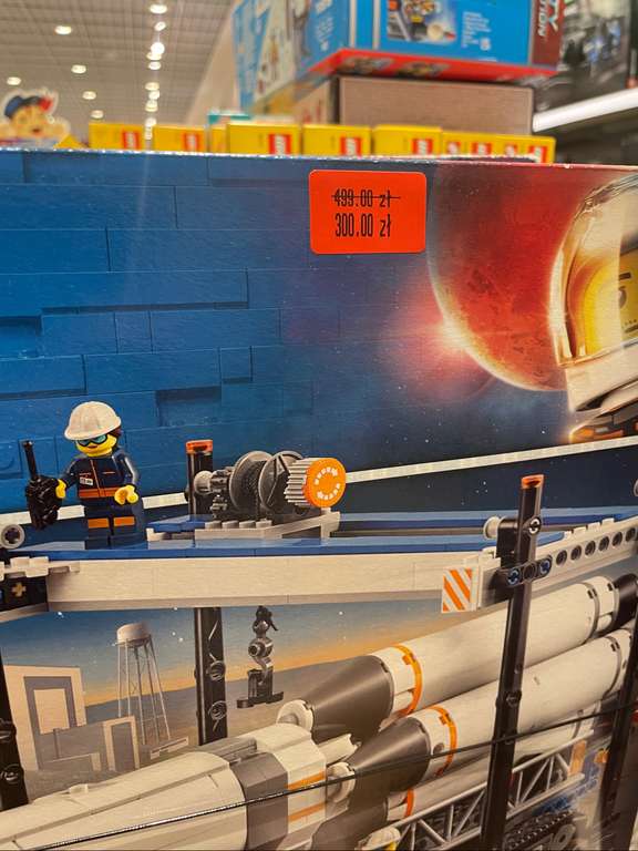 LEGO 60229 City - Transport i montaż rakiety