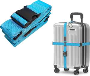 2 sztuki paski do walizki, regulowany pasek do bezpiecznego zamykania z tabliczką, różne kolory