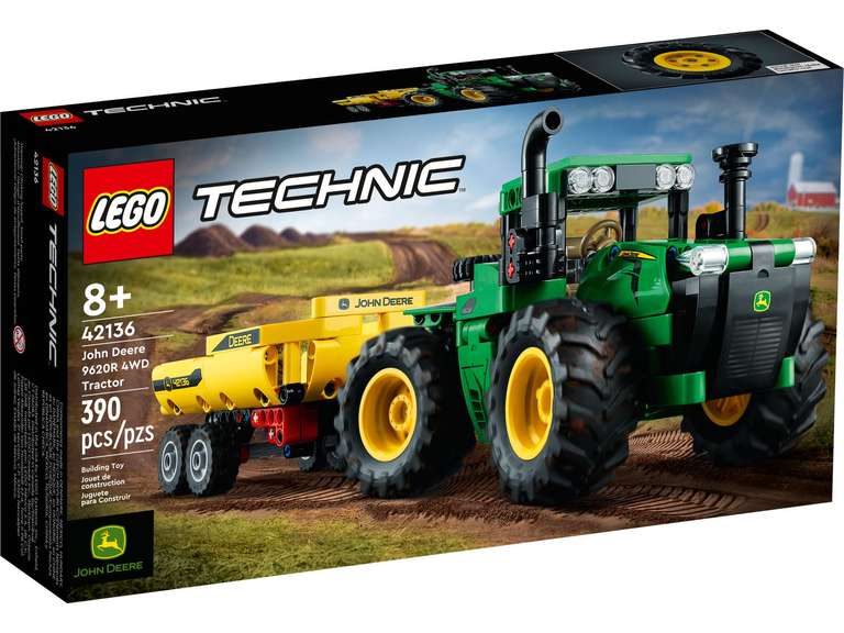 LEGO 42136 Technic - Traktor John Deere 9620R 4WD