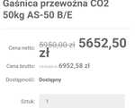 Gaśnica na kółkach 50KG CO2(śniegowa) AS-50 B/E do wysokich napięć(245000V)
