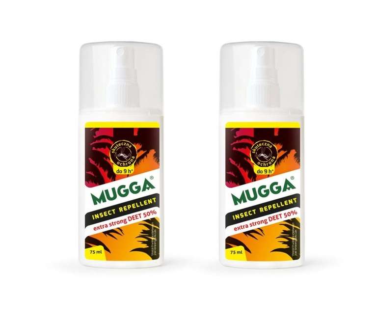 Spray Mugga Extra Strong na komary kleszcze 2 szt. + darmowa dostawa