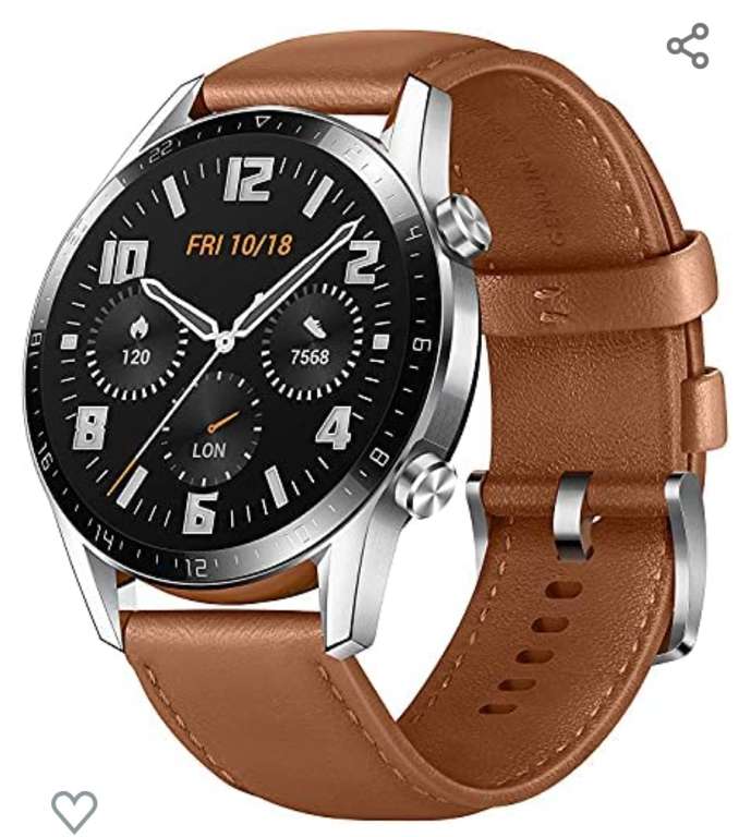 Huawei Watch GT 2 Classic 46 mm, Smartwatch z GPS i Pulsoksymetrem, Srebrny
