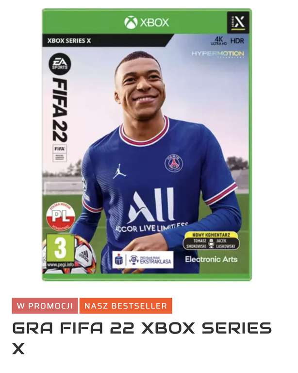 GRA FIFA 22 XBOX SERIES X