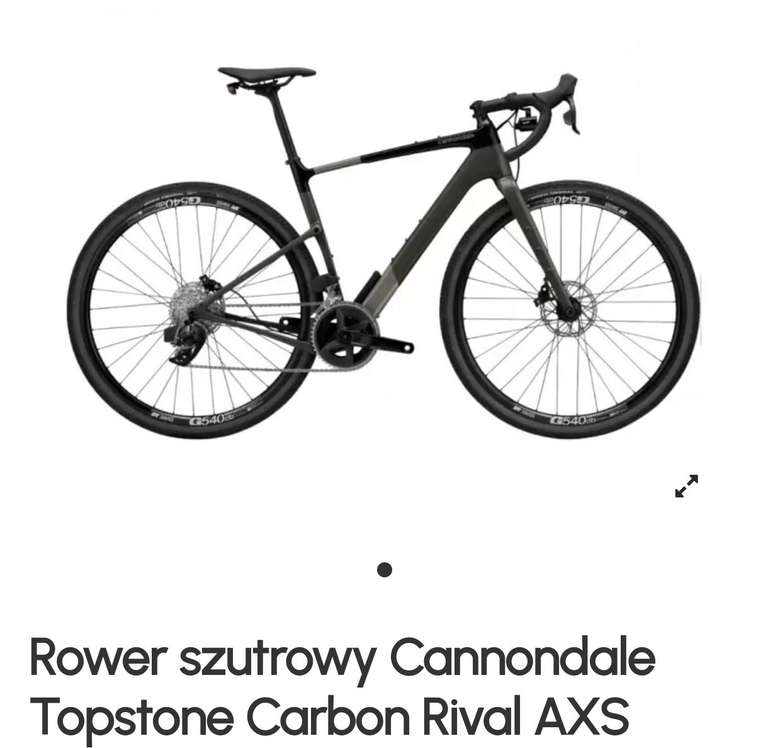 Rower Cannondale Topstone Carbon Rival AXS 2699€ + 150€