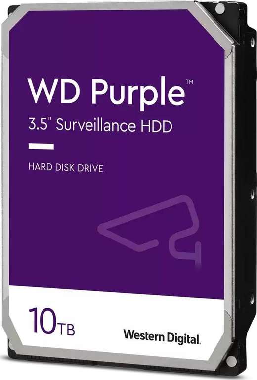 Dysk serwerowy WD Purple 10 TB 3.5'' SATA III (6 Gb/s) (WD102PURZ)