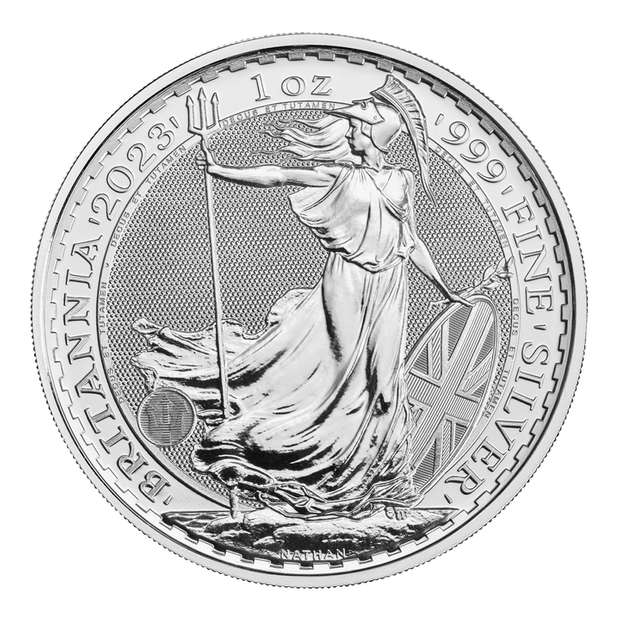 Srebrna moneta Britannia - Queen Elizabeth II 1 uncja Srebra 2023