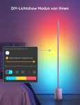 Govee Lyra H6072 | Inteligentna lampa podłogowa, lampa podłogowa WiFi RGBICWW współpracuje z Alexa i Asystentem Google, tryby muzyczne