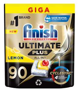 Kapsułki do zmywarki FINISH Powerball Ultimate PLUS All in 1 Lemon - 90 szt. (78gr za sztukę)