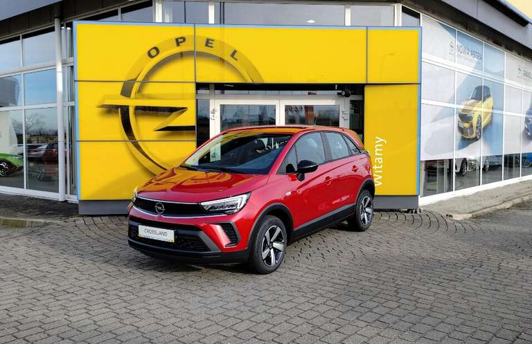 2024r Opel CROSSLAND 1.2 TURBO MT6 110KM - Czerwony Kardio / Szary - Moonstone, metaliczny za 75300PLN @Autoryzowany Dealer Opla