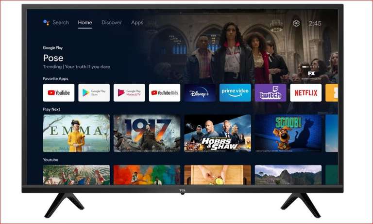 Telewizor 40" TCL 40S5200 FHD, Android TV