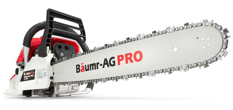 Piła spalinowa łańcuchowa BAUMR-AG BMR-CS57 PRO (65cc, 5,7KM) + akcesoria (2 łańcuchy, filtry itp.) @ HIGHER