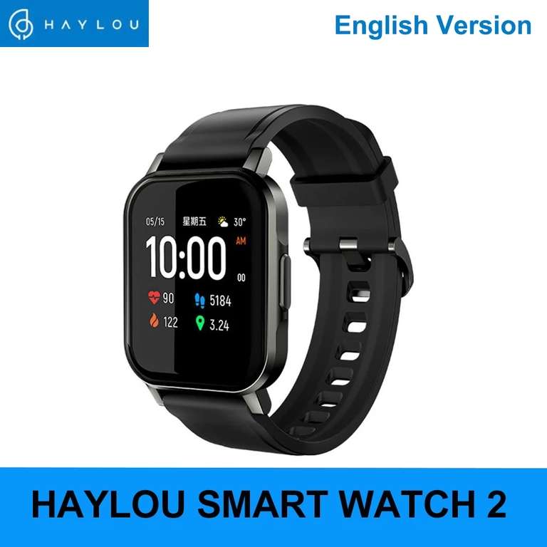 Smartwatch Haylou LS02 za 32,10zł oraz LS05 za 45,06zł