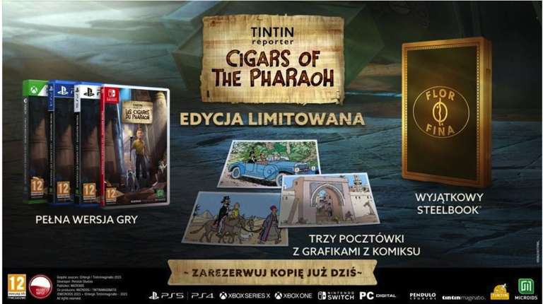 [ PS5 ] Tintin Reporter - Cigars of the Pharaoh Edycja Limitowana PS5 (wersja PS4 za 19,50 zł) @ Neonet