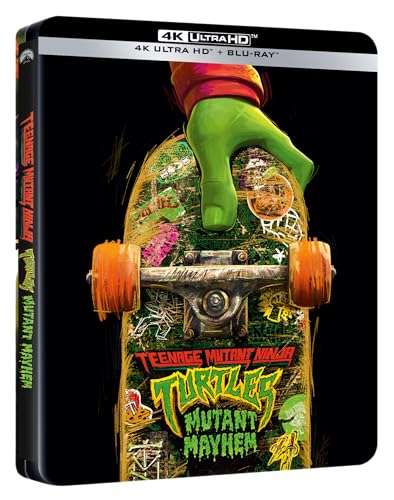 [ 4K UHD ] Teenage Mutant Ninja Turtles: Mutant Mayhem w Steelbooku (brak PL) @ Amazon.it