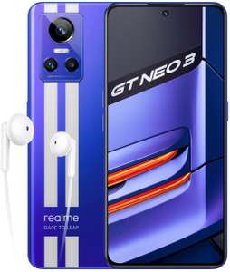 Smartfon realme GT neo 3 80 W - 8/256GB 5G MediaTek Dimensity 8100,120Hz Super OLED niebieski,biały lub czarny