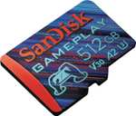 Karta pamięci SanDisk GamePlay-Design R190/W130 microSDXC 512GB, UHS-I U3, V30, A2, Class 10