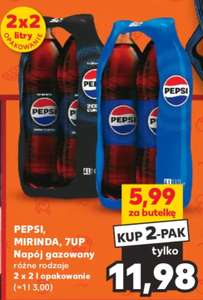 Pepsi/Pepsi Max czy tam Zero 2x2l za 11,98 (3zł za 1l) @ Kaufland