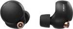 Sony WF-1000XM4 Bezprzewodowe Słuchawki z Redukcją Szumów Wraz z Etui do Ładowania @ Amazon