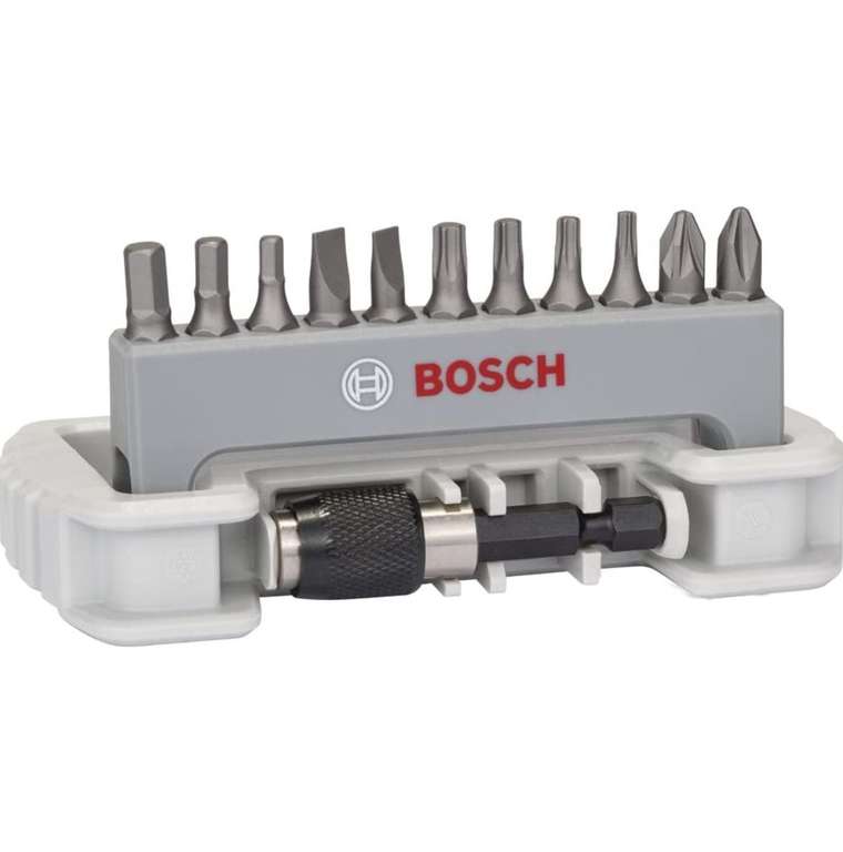 Bosch Professional 11+1-częściowy Zestaw bitów do wkrętarek Extra Hard