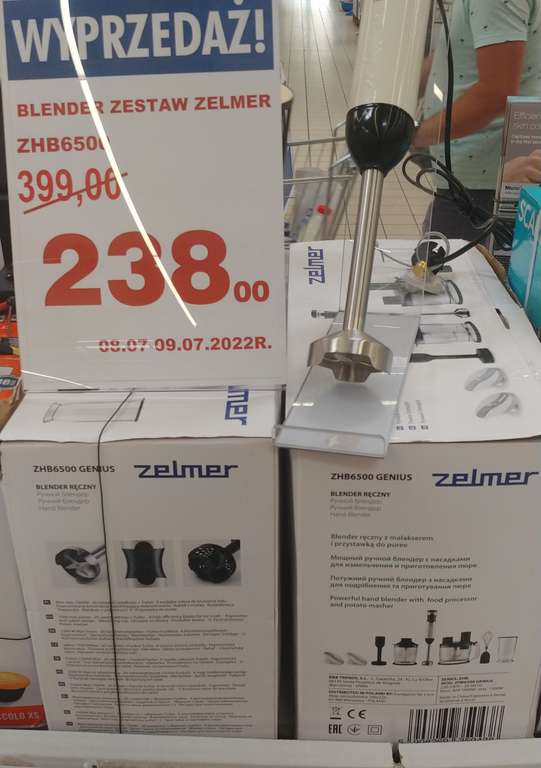 Blender ręczny Zelmer ZHB6500 GENIUS - @Auchan, Wałbrzych
