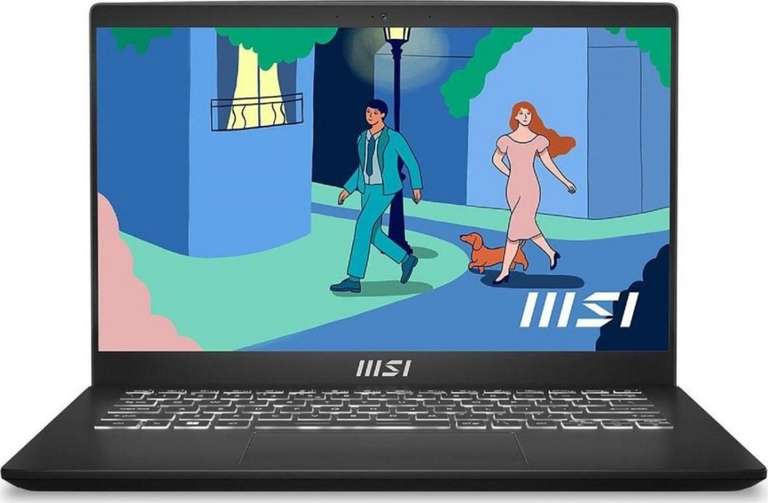Laptop MSI Modern 14 i5-1155G7 (4 rdzenie/8 wątków) / 8 GB (wolny 1 slot) / 512 GB / W11 @ Morele