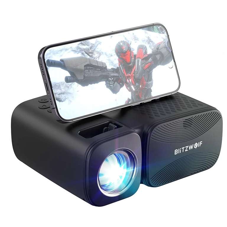 Mini projektor BlitzWolf BW-V3 (natywne 720p, AirSharing/Screen Mirroring, 40-120 cali, BT 5.0) @ Banggood