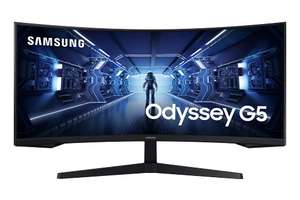 Monitor SAMSUNG Odyssey G5 34" (3440 x 1440, 165Hz, 1 ms, Ultra WQHD, AMD Freesync Premium) LC34G55TWWPXEN