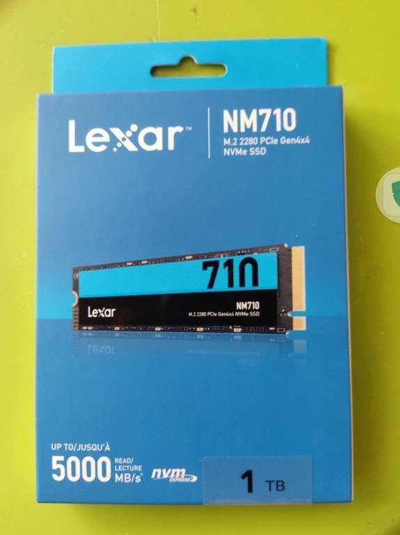 SSD Lexar NM710 1TB M.2 2280 PCIe Gen4x4 NVMe.