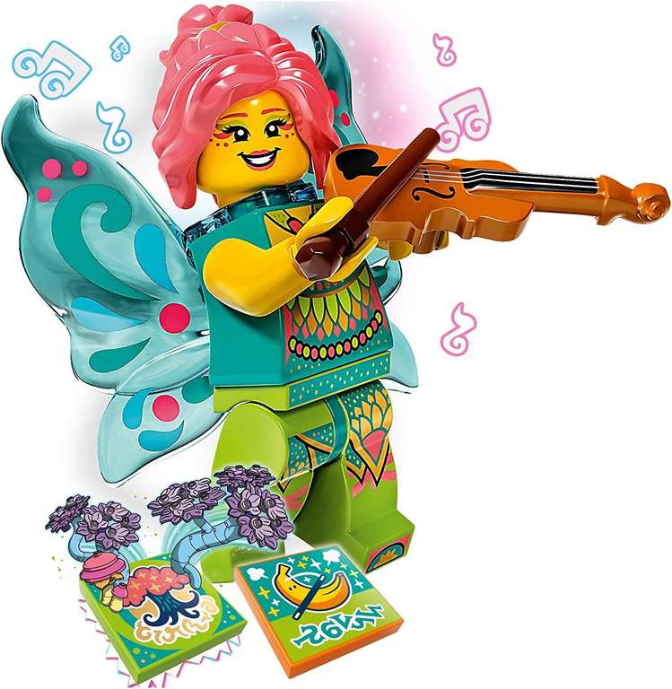 LEGO 43110 VIDIYO Folk Fairy BeatBox Music Video Maker zabawka dla dzieci, zestaw rzeczywistości rozszerzonej z aplikacją