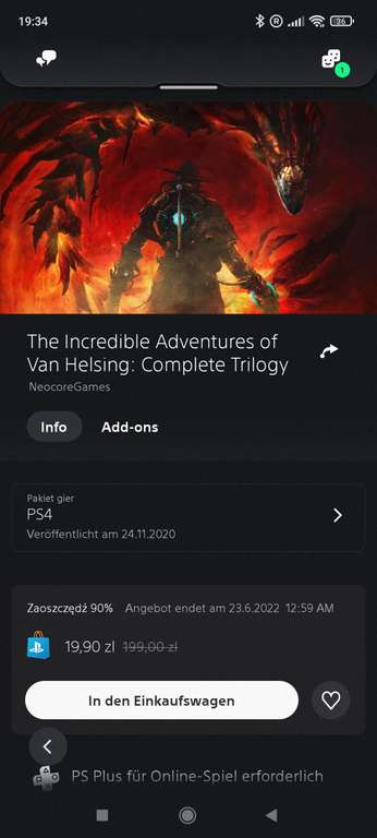 (PSN) The Incredible Adventures of Van Helsing: Complete Trilogy (PS4/PS5)