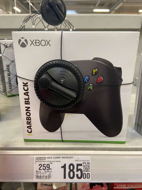 Pad Xbox Czarny Microsoft - Auchan