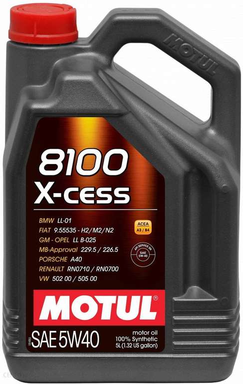 Olej silnikowy Motul 8100 X-Cess 5W40 4L