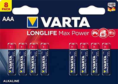 Varta Longlife_Max_Power_Aaa_4Er- Battery, 8n sztuk
