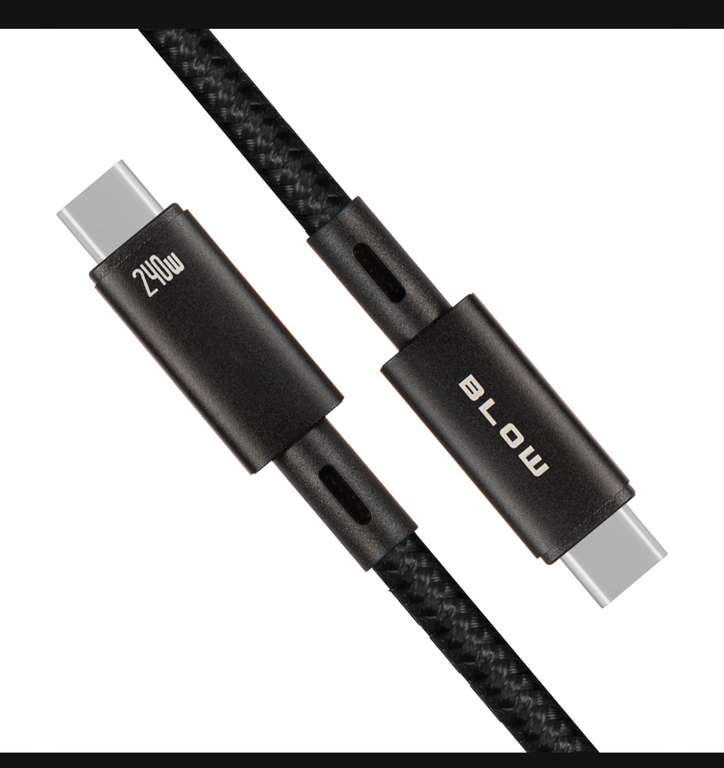 Kabel BLOW 4.0 USB-C Quick Charge 240W 1m Thunderbolt