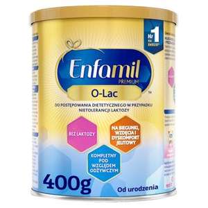 Mleko dla dzieci Enfamil Premium O-lac, na nietolerancję laktozy, od urodzenia, 400 g KRÓTKA DATA