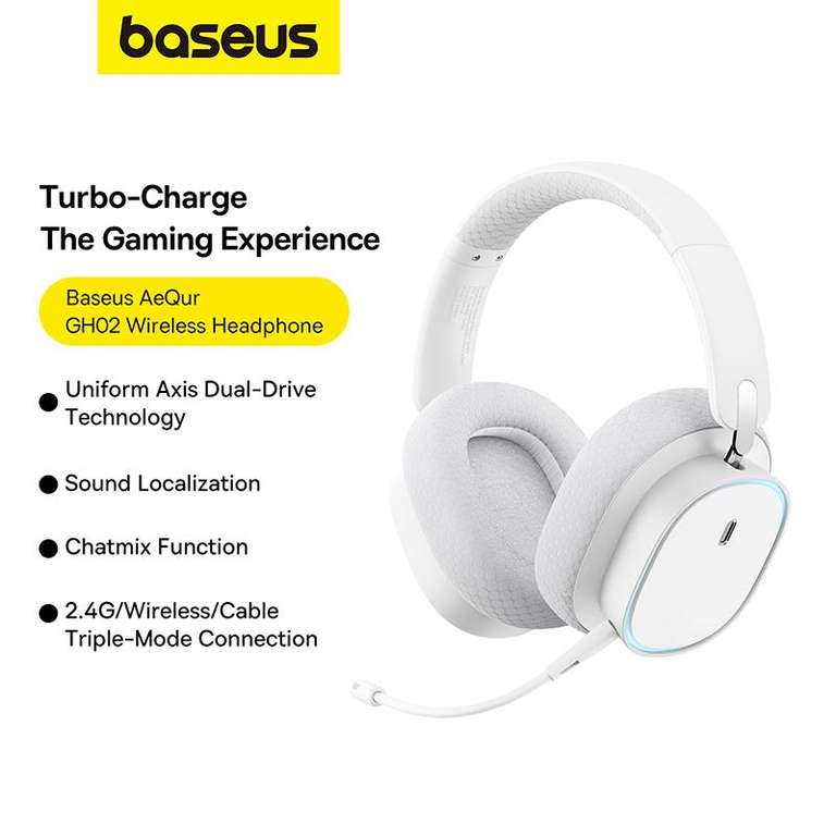 Baseus AeQur GH02 Headset Bezprzewodowe słuchawki do gier z mikrofonem