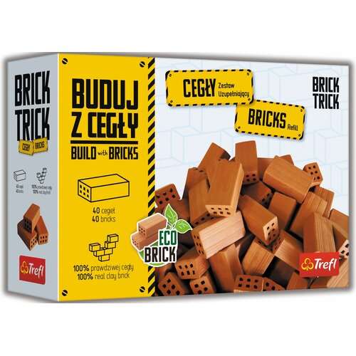 Klocki konstrukcyjne TREFL Brick Trick Cegły pełne Zestaw uzupełniający 61553